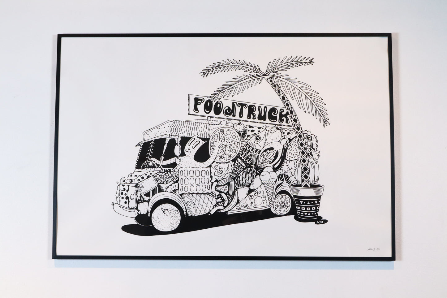Highland Co. Artwork - Foodtruck (61cm x 91cm)